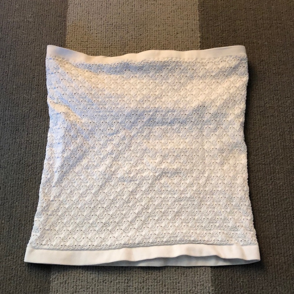free people white tight tube  top!